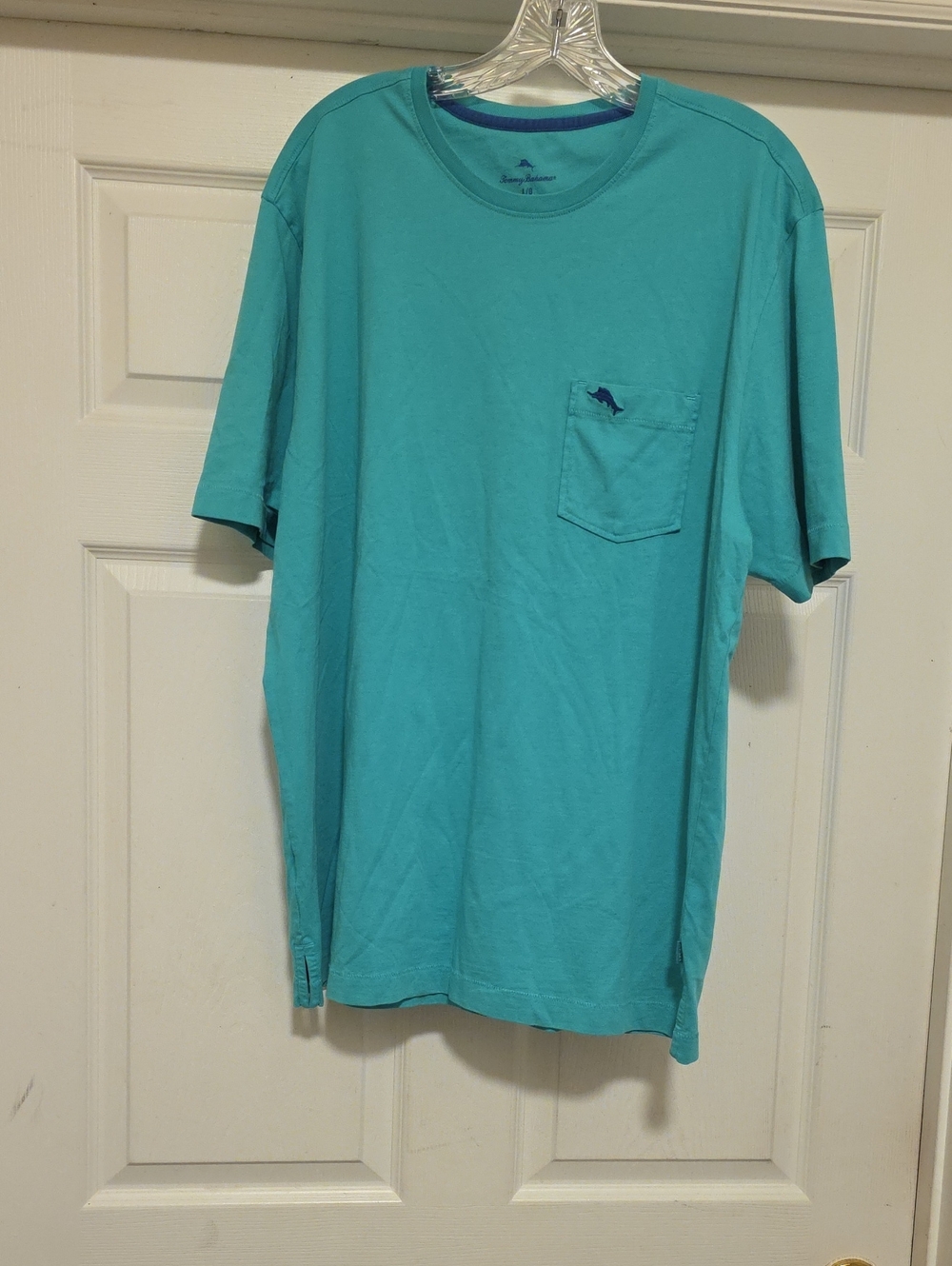 Tommy Bahama Teal Short-Sleeve Pocket Tee